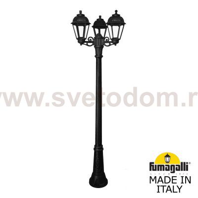 Садово-парковый фонарь FUMAGALLI GIGI BISSO/SABA 3L K22.156.S30.AXF1R