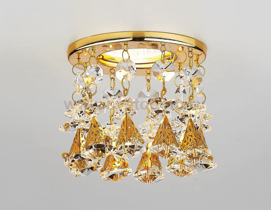 Светильник Ambrella K2233 CL/G золото/прозрачный