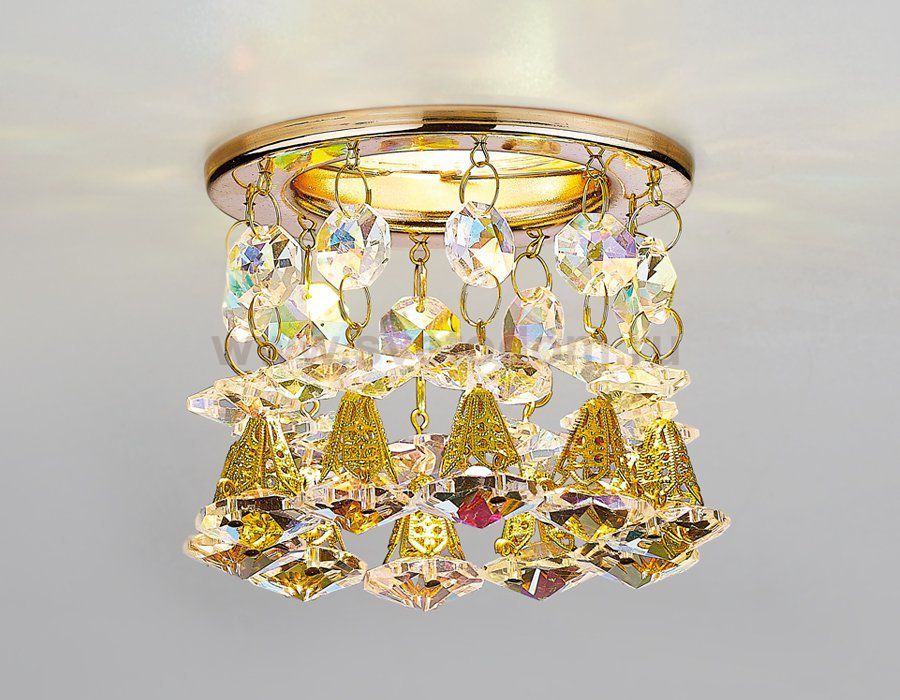 Светильник точечный Ambrella K2233 G/PR золото/перламутровый ORGANIC SPOT