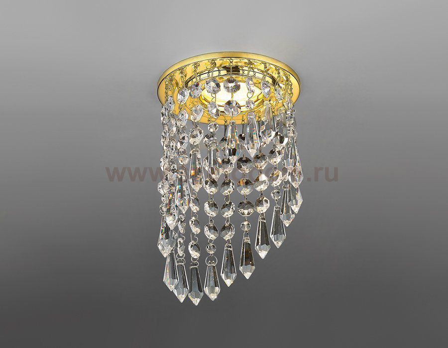 Светильник точечный Ambrella K2247 CL/G золото/прозрачный ORGANIC SPOT