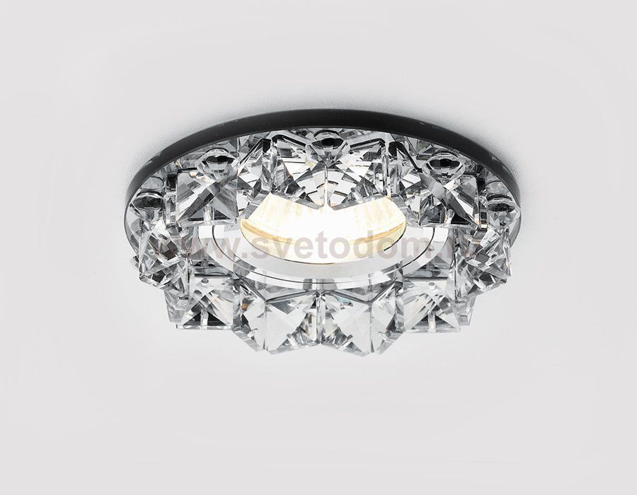 Светильник точечный Ambrella K330 BK тонированный/прозрачный ORGANIC SPOT