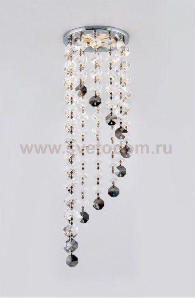 Светильник точечный Ambrella K3440 CL/BK/CH хром/прозрачно-тонированный MR16 ORGANIC SPOT