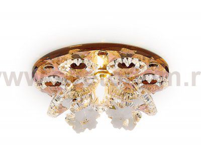 Светильник точечный Ambrella K440 BR коричневый/прозрачный G9 ORGANIC SPOT