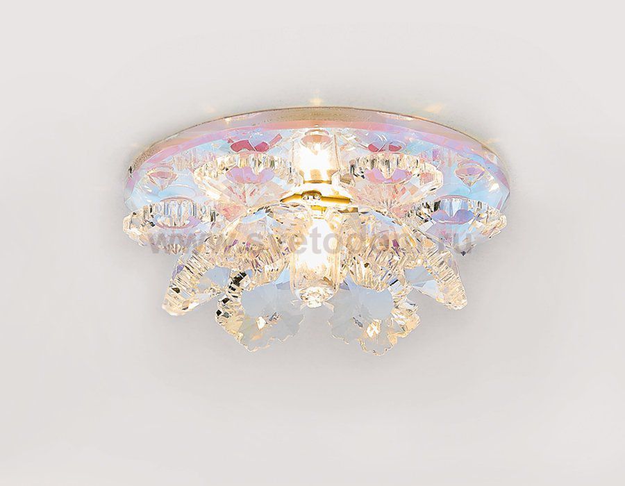 Светильник Ambrella K440 PR хром/перламутровый G9