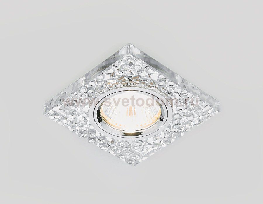 Светильник точечный Ambrella K8170 CH S хром/прозрачный хрусталь MR16 ORGANIC SPOT