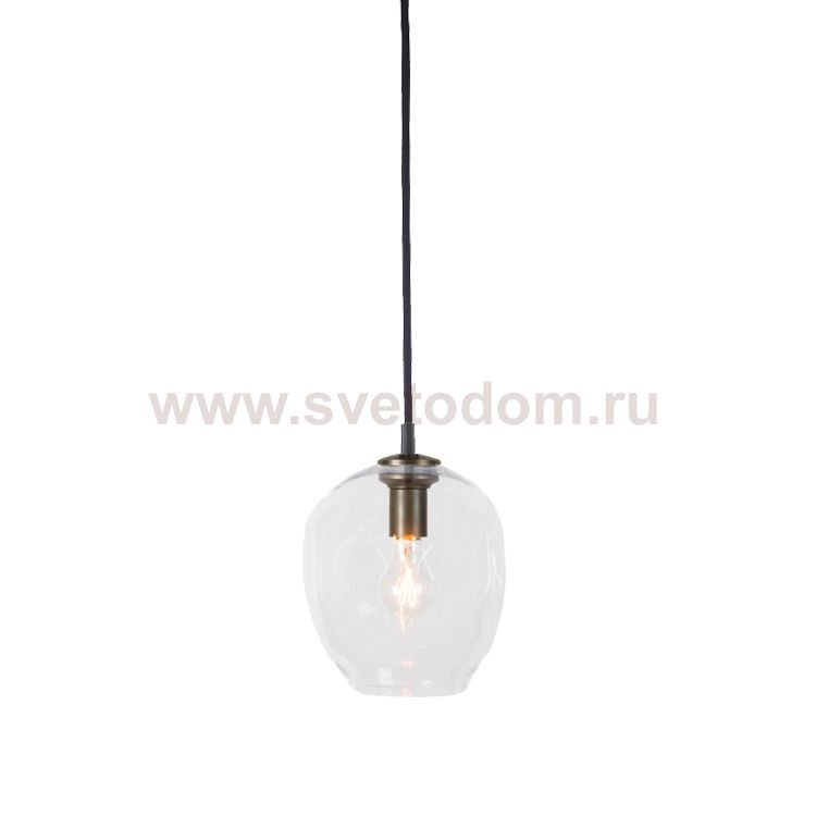 Подвесной светильник Delight KG0579P-1 brass/clear