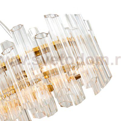 Люстра KG0769P-12L clear/ brass
