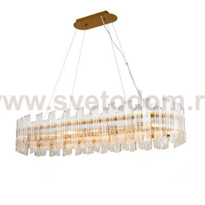 Люстра KG0769P-12L clear/ brass