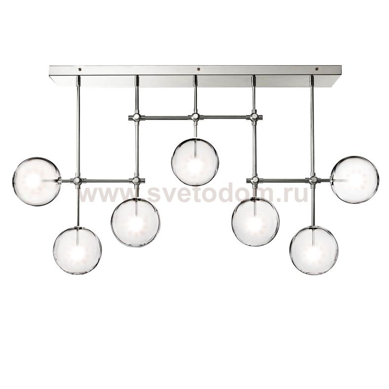 Потолочный светильник Globe Mobile 7A chrome KG0835P-7A chrome Delight