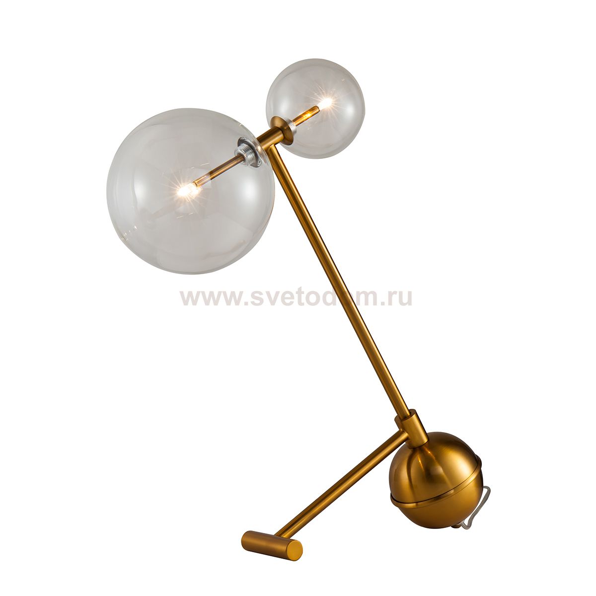 Настольная лампа Globe Mobile 2 KG0965T-2 brass Delight