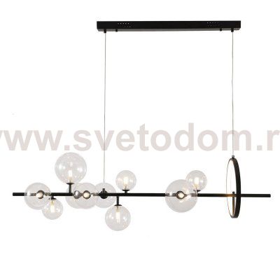 Люстра KG1233P-10 black / clear Delight Collection