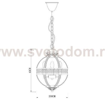 Люстра Delight KM0115P-3S brass