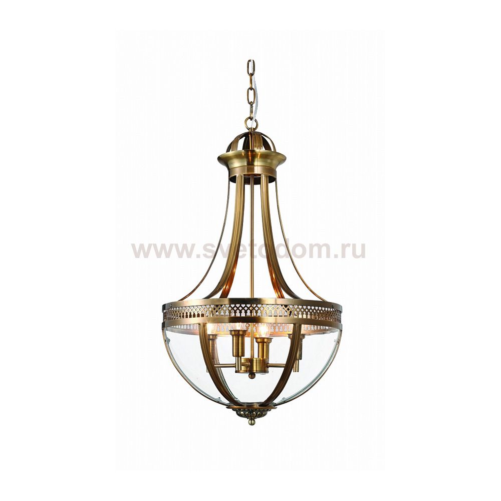 Люстра Delight KM0287P-4 antique brass