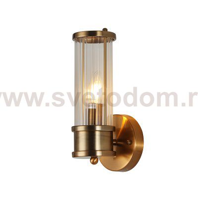 Настенный светильник Claridges 1B brass