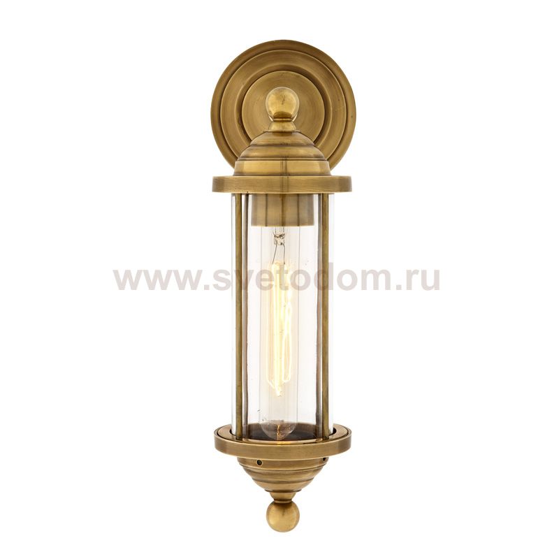 Настенный светильник Clayton brass KM0816W-1 brass Delight