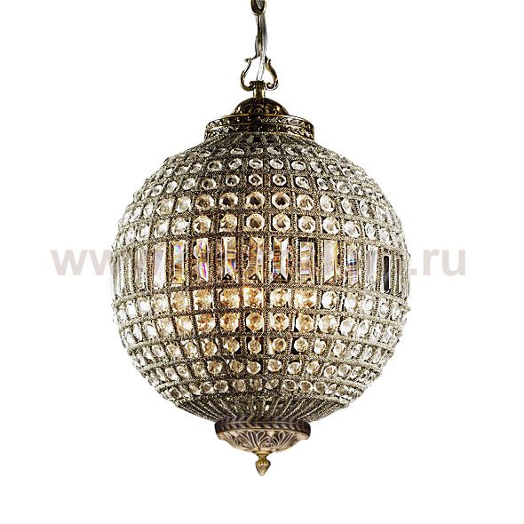 Люстра Delight KR0108P-3 antique brass