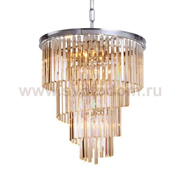 Люстра Delight KR0262P-10 chrome/amber