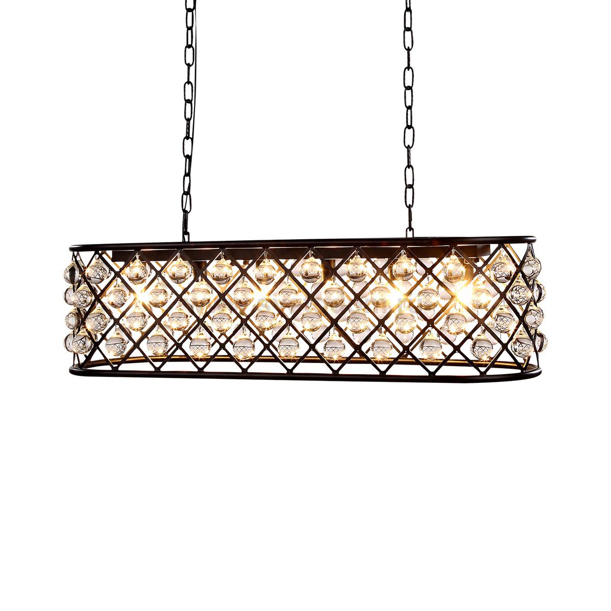 Люстра Delight KR0277P-5L black