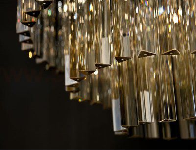 Люстра Delight KR0387P-10A black/amber