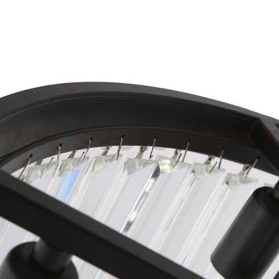 Люстра Delight KR0387P-10B black/clear