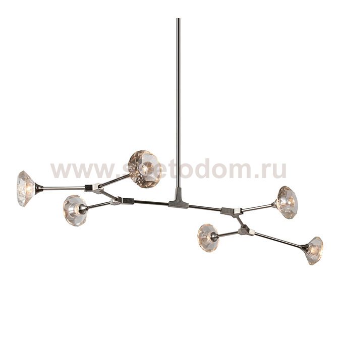 Люстра Delight KR0776P-6 nickel