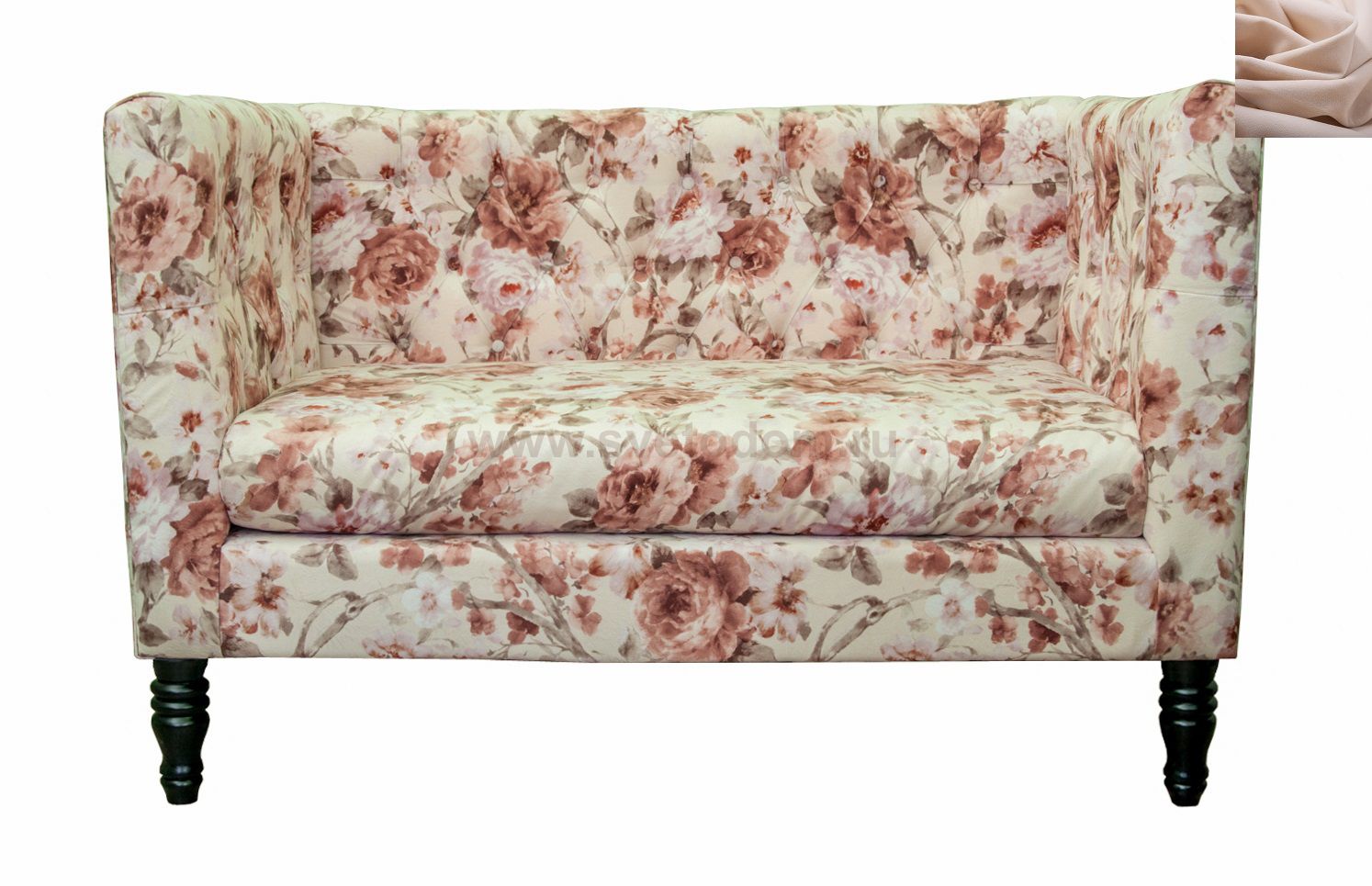 Диван Rose Flower MAK interior KS-03-11-beige Бежевый