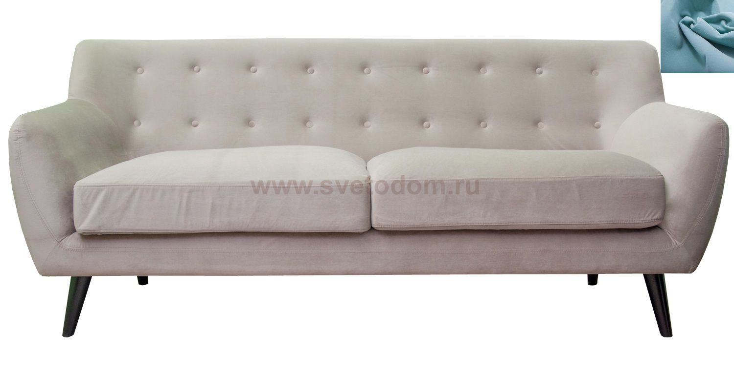 Диван Albert 8 MAK interior KS-108-3-teal Голубой