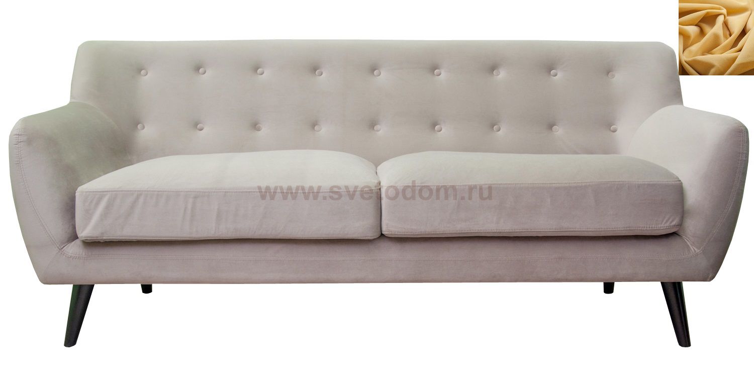 Диван Albert 5 MAK interior KS-108-3-yellow Желтый