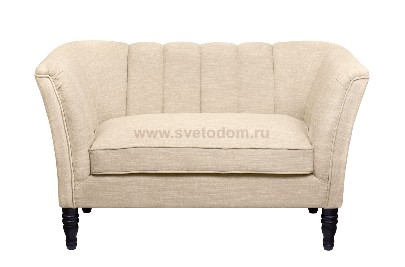 Дизайнерский двухместный диван Dalena Beige MAK interior KS-13-2-O Бежевый
