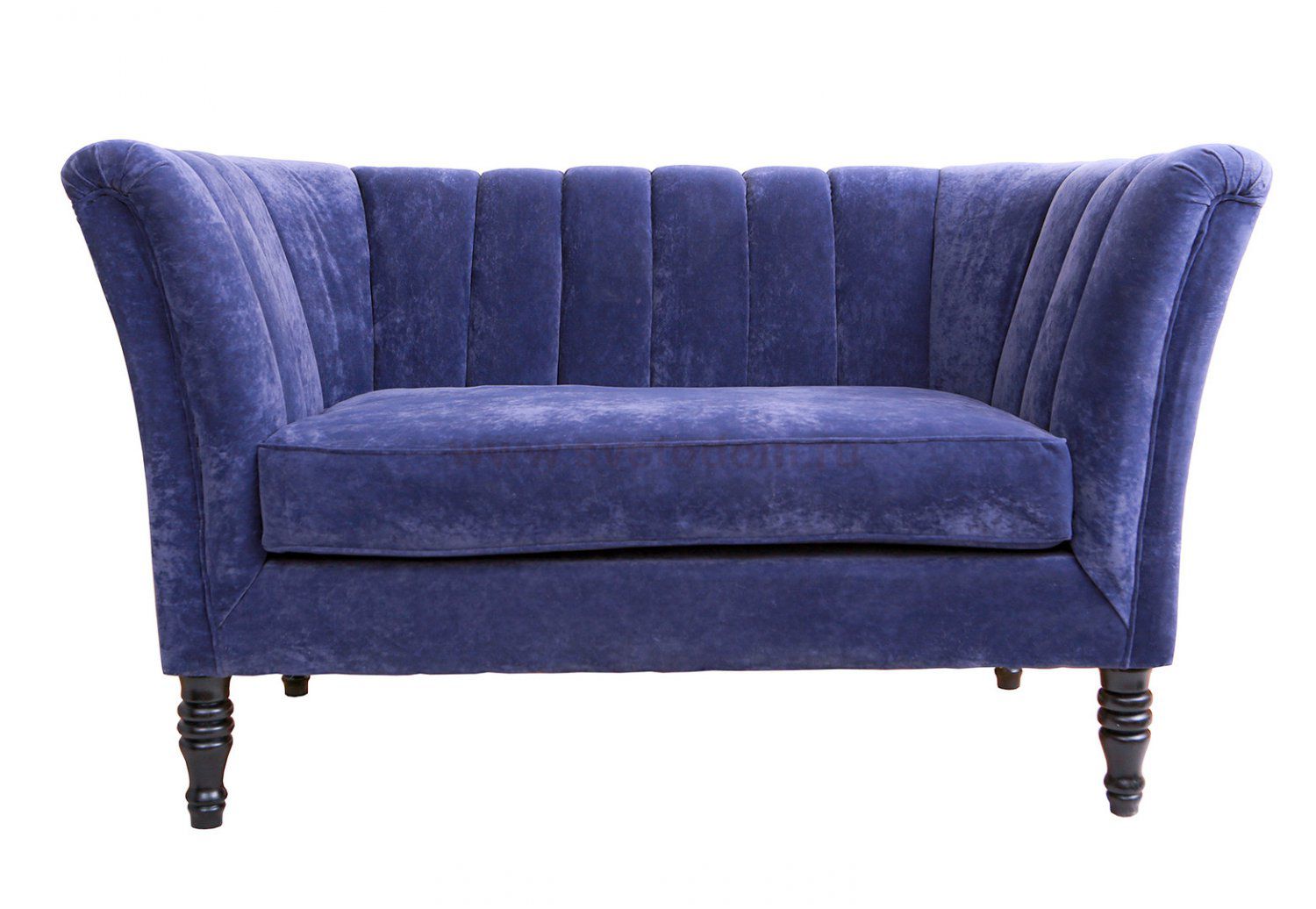 Дизайнерский двухместный диван Dalena New MAK interior KS-13-2 Синий