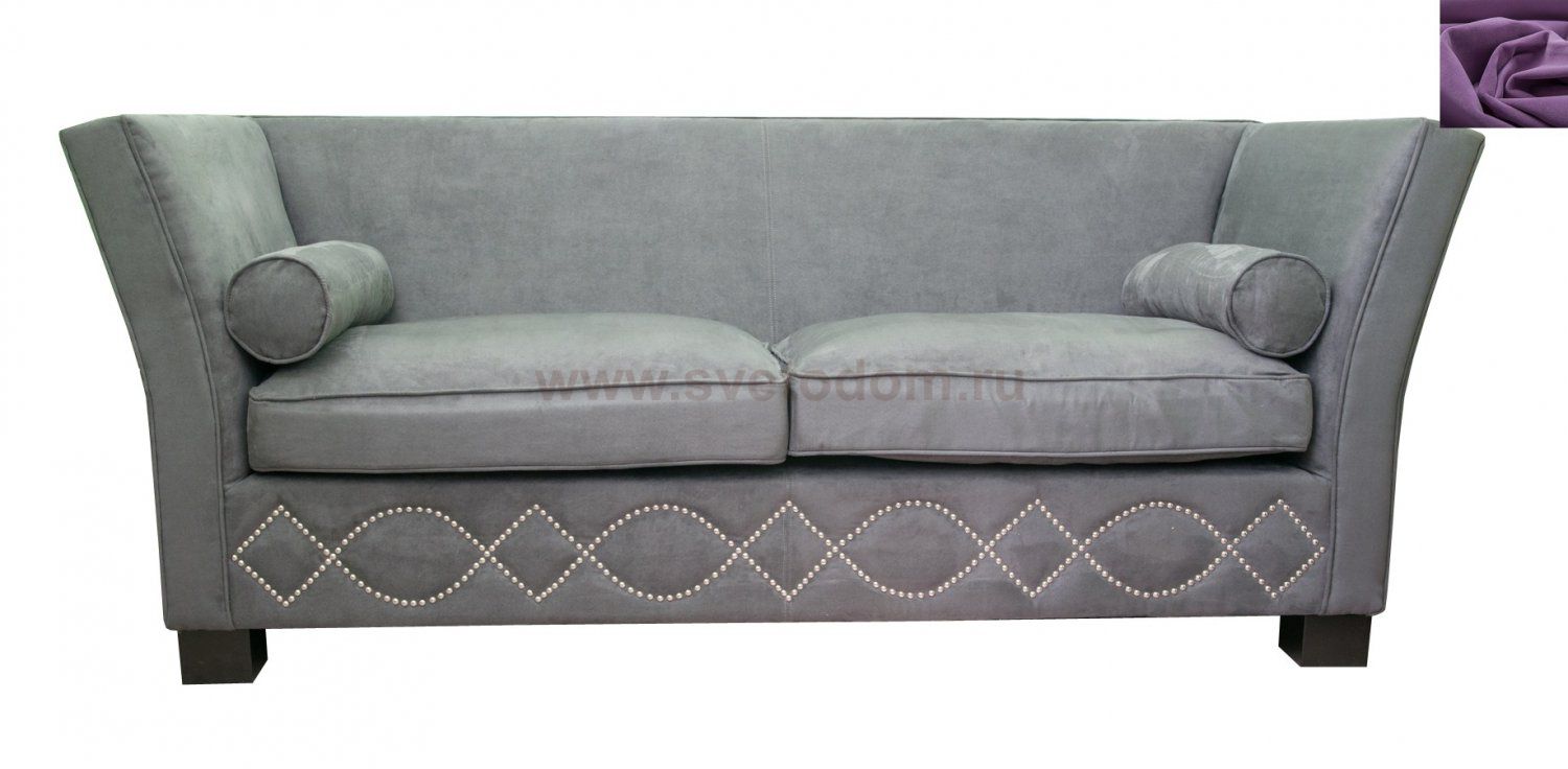 Диван Volte Grey MAK interior KS-41-3-G-purple Фиолетовый