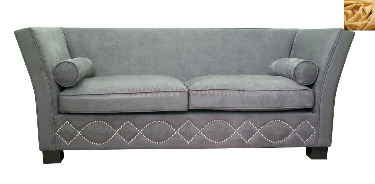 Диван Volte Grey MAK interior KS-41-3-G-yellow Желтый