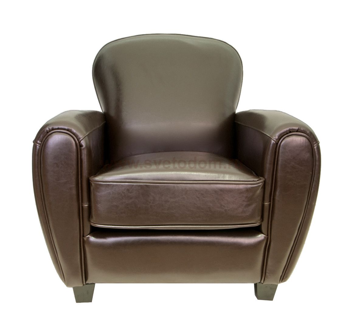 Кожаное кресло Flog MAK interior KS-7026 Коричневый