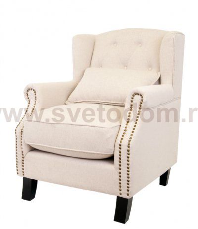 Мягкое полукресло с подлокотниками Scott MAK interior KS-904-1 Бежевый