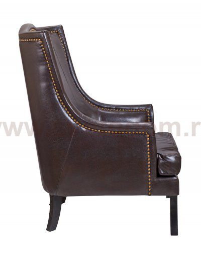 Кожаное кресло Chester Brown MAK interior KS-957-B Коричневый