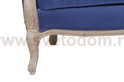 Дизайнерский двухместный диван Darcy 2 Blue MAK interior KS-999-2-BL Синий