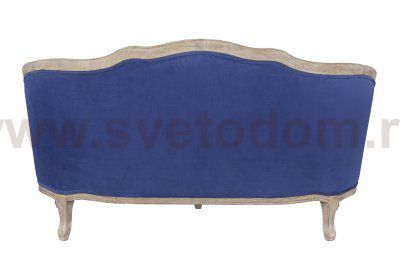 Дизайнерский двухместный диван Darcy 2 Blue MAK interior KS-999-2-BL Синий