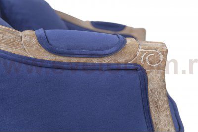 Дизайнерский двухместный диван Darcy 2 Blue MAK interior KS-999-2-BL Синий