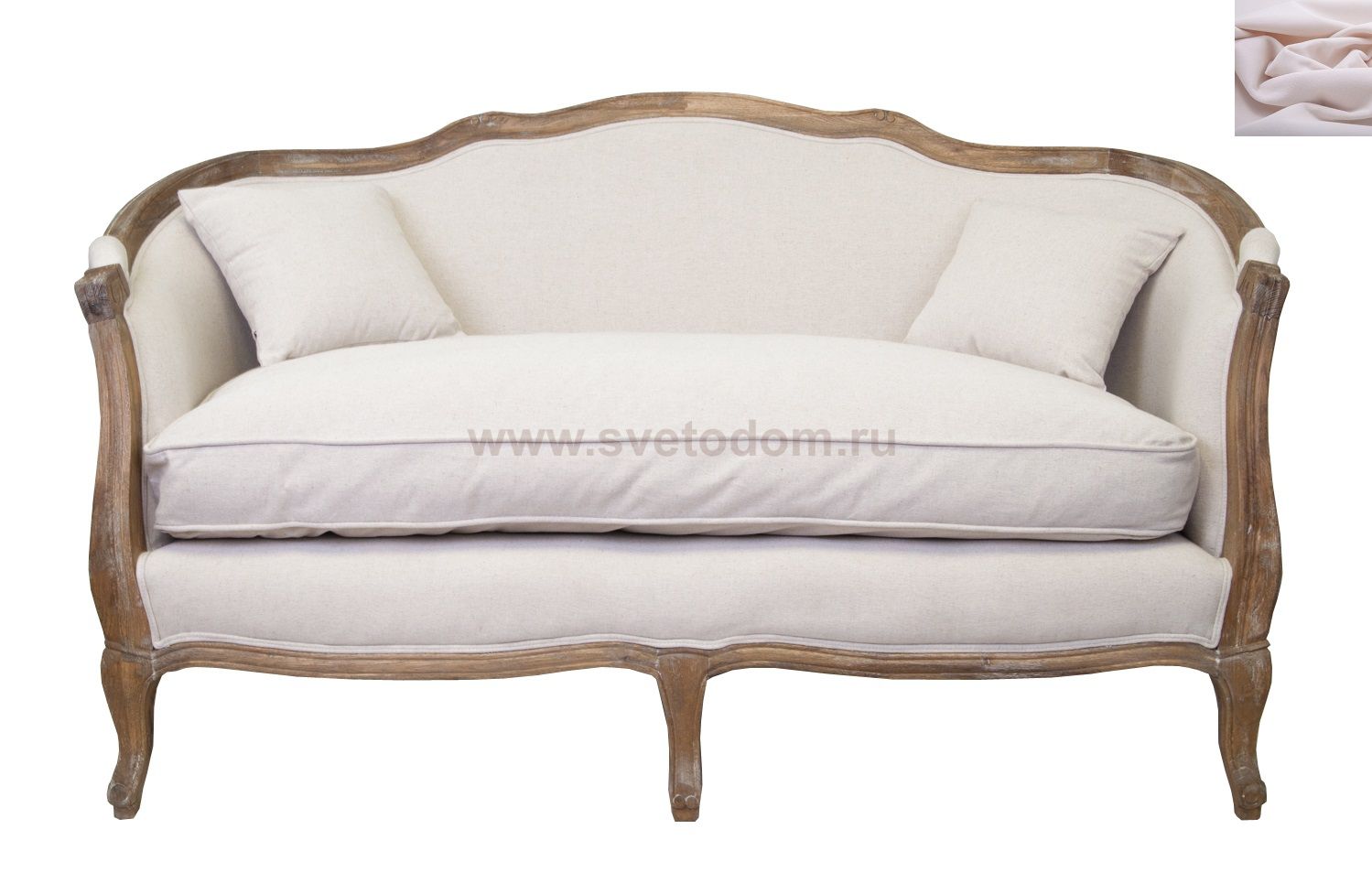 Диван Darcy 2 MAK interior KS-999-2-pink Розовый