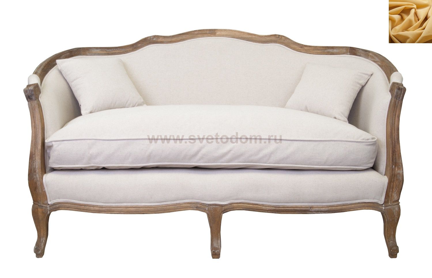 Диван Darcy 2 MAK interior KS-999-2-yellow Желтый