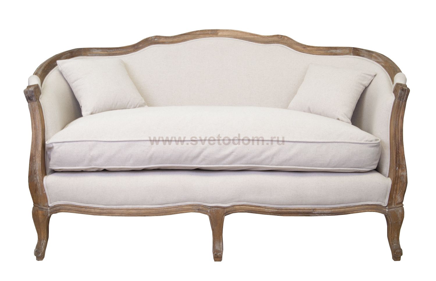 Дизайнерский двухместный диван Darcy 2 MAK interior KS-999-2 Бежевый