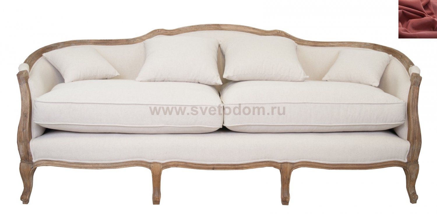 Диван Darcy 3 MAK interior KS-999-3-red Красный