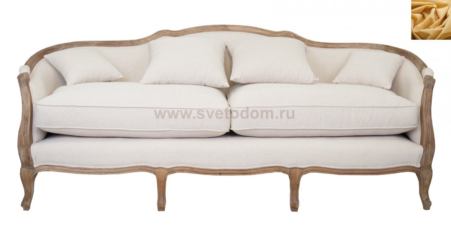 Диван Darcy 4 MAK interior KS-999-3-yellow Желтый