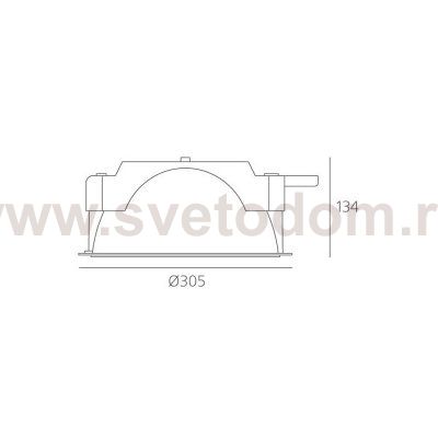 Встраиваемый светильник L598200