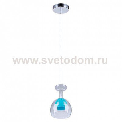 Светильник подвесной LAGUNE01 PLL0010105BL металл, стекло SMD LED 5W