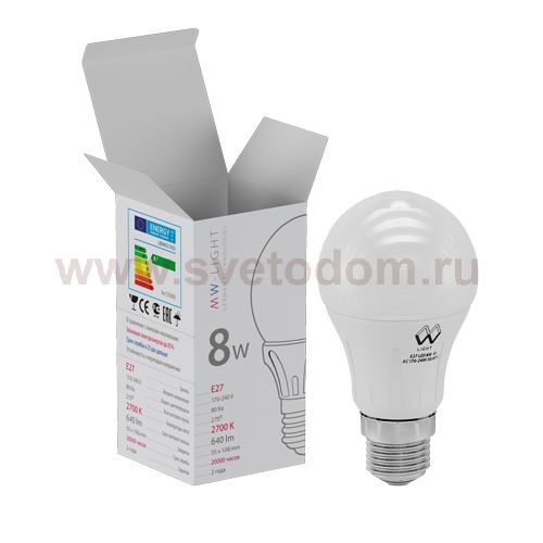 Светодиодная лампа Mw light LBMW27A08 