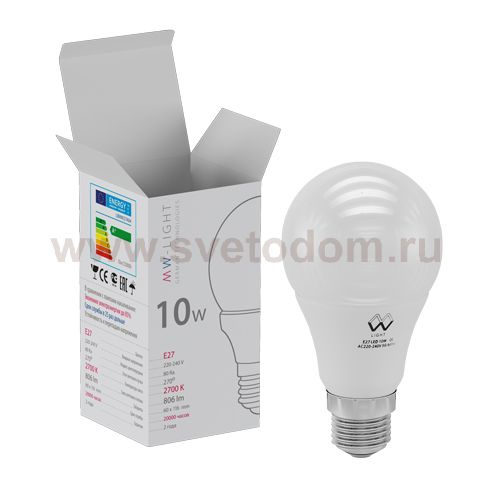 Лампочка диодная 9Вт E27 Mw light LBMW27A09