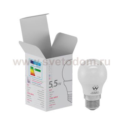 Лампочка диодная E27 5,5Вт Mw light LBMW27G01