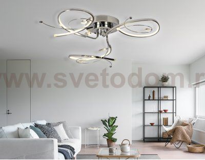 Люстра потолочная Ambrella LC560/3 CH хром 36W 4200K 650*650*160 (Без ПДУ) LINE