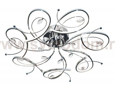 Люстра потолочная Ambrella LC562/7 CH хром 98W 4200K 750*750*160 (Без ПДУ) LINE